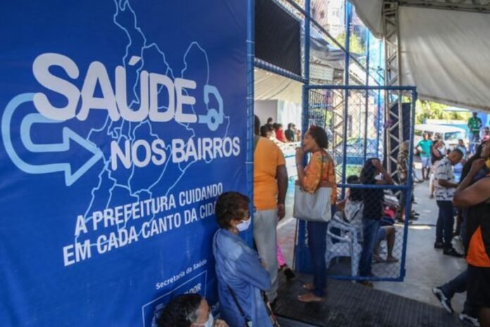 Saúde nos bairros. Crédito: Bruno Concha/Secom PMS