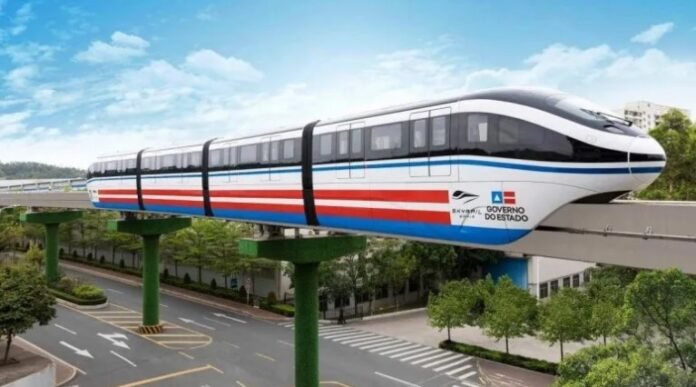 Projeto do monotrilho que seria instalado no Subúrbio de Salvador, conforme projeto da Skyrail - Foto: Divulgação | Skyrail Bahia