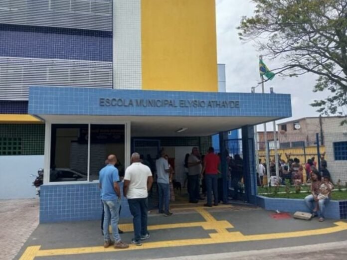 Nova escola foi entregue. Crédito: Gil Santos/CORREIO