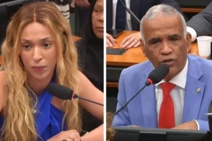 Erika Hilton e Pastor Sargento Isidório. Crédito: Reprodução