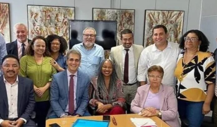 Reunião da federação PT, PCdoB e PV na Assembleia Legislativa da Bahia - Foto: Reprodução | Assessoria PT Bahia