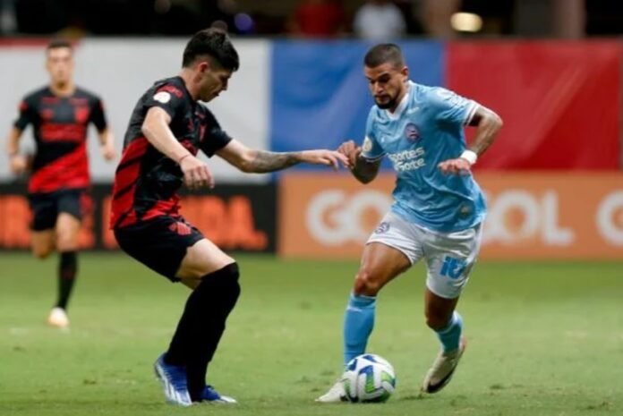 Bahia recebeu Athletico-PR na Fonte Nova e ficou no empate. Crédito: Felipe Oliveira/EC Bahia