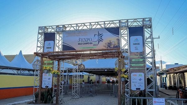 Expo Belo Campo realizada em 2023. Evento de 2024 foi cancelado por causa da seca. Crédito: Divulgação/UPB
