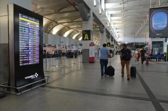 Aeroporto de Salvador Crédito: Paula Fróes/Arquivo CORREIO