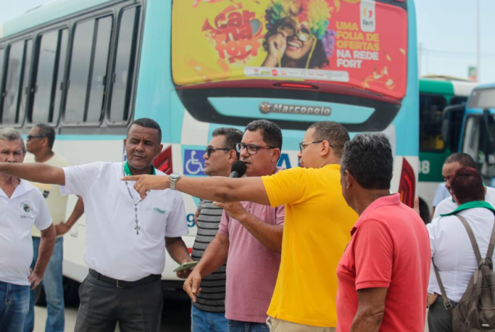 Sindicato dos Rodoviários anunciam que ônibus não vão circular até estação Águas Claras Crédito: Arisson Marinho/CORREIO