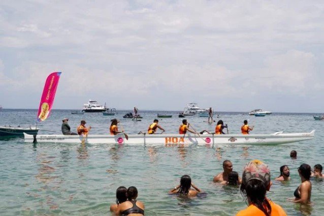 Remo na Baía de Todos os Santos Crédito: CORREIO