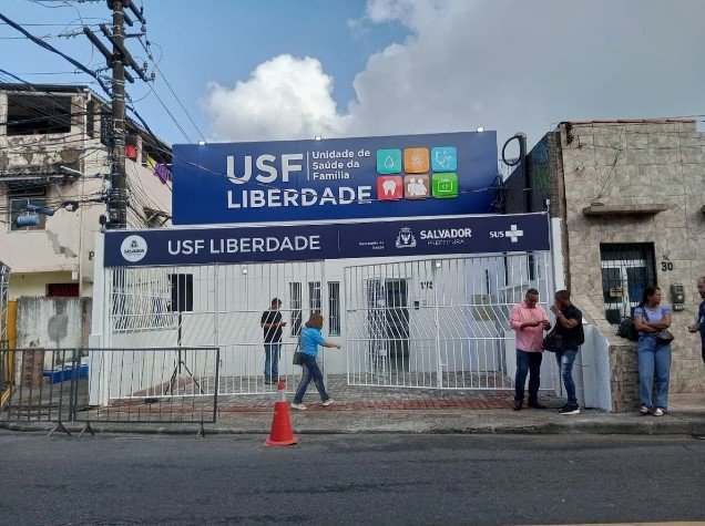 Unidade de Saúde da Família na Liberdade Crédito: Gil Santos/CORREIO