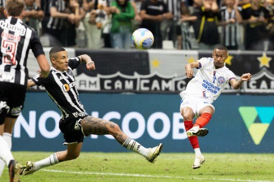 Fora de casa, o Bahia conseguiu o empate contra o Atlético-MG Crédito: Letícia Martins/EC Bahia