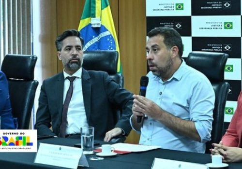 Medidas contra a violência política foram anunciadas durante coletiva de imprensa, em Brasília

Foto: Isaac Amorim (Ascom/MJSP)