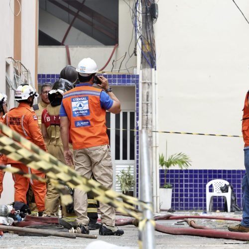 Explosão em prédio no stiep