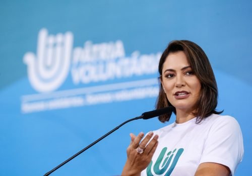 A ex-primeira dama detonou o enteado nas redes sociais

Foto: Alan Santos/PR