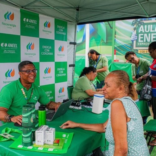 Ação oferece troca de lâmpadas por LED, atendimento da Neoenergia Coelba e Embasa, Tarifa Social, Vale Luz e serviços de cidadania das 9h às 16h

Divulgação: Neoenergia Coelba