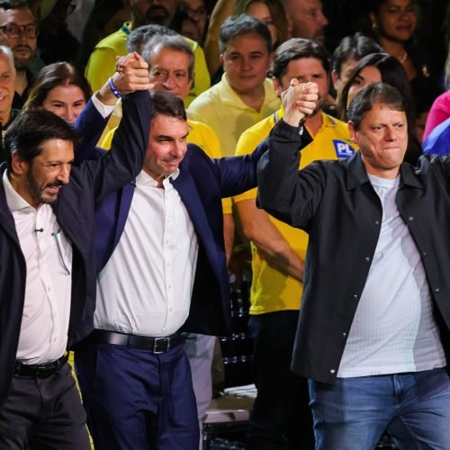 Flávio Bolsonaro disputará presidência da República pela primeira vez /Foto: Zimel Press/Folhapress.