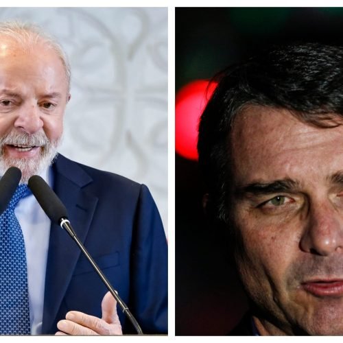 Lula e Flávio Bolsonaro estão em empate técnico no segundo turno