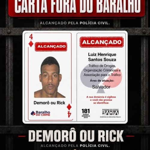 Alvo da Operação Hunt foi localizado em Itinga durante cumprimento de mandado judicial

Foto: ASCOM PCBA