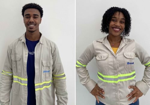Noeldson e Ailla são jovens aprendizes da Bracell/ 

Fotos: Acervo Bracell