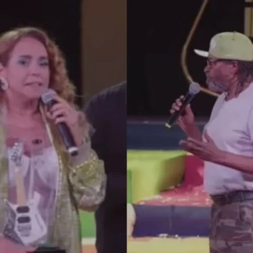 Daniela Mercury e Edson Gomes compareceram `a premiação Troféu Armandinho & Irmãos Macêdo

Foto: Reprodução