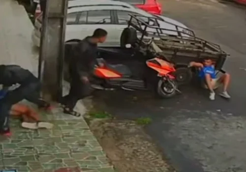 agerssõa a foluões no bairro do Cabula