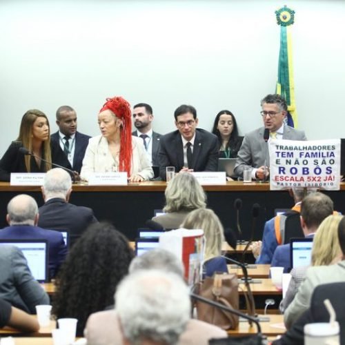 Reunião da Comissão Especial sobre o Fim da Escala 6x1 (PEC 221/19)

Foto: Vinicius Loures/Câmara dos Deputados